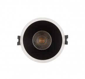 DK3026-WB Встраиваемый светильник, IP 20, 10 Вт, GU5.3, LED, белый/черный, пластик в Советском - sovetskiy.ok-mebel.com | фото