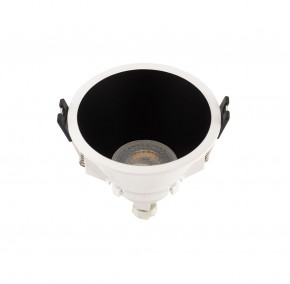 DK3026-WB Встраиваемый светильник, IP 20, 10 Вт, GU5.3, LED, белый/черный, пластик в Советском - sovetskiy.ok-mebel.com | фото 2
