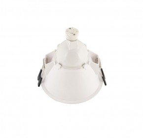 DK3026-WG Встраиваемый светильник, IP 20, 10 Вт, GU5.3, LED, белый/золотой, пластик в Советском - sovetskiy.ok-mebel.com | фото 3