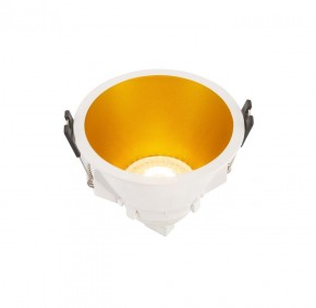 DK3026-WG Встраиваемый светильник, IP 20, 10 Вт, GU5.3, LED, белый/золотой, пластик в Советском - sovetskiy.ok-mebel.com | фото 4