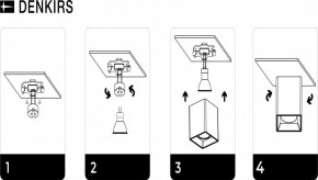 DK3030-WH Светильник накладной IP 20, 10 Вт, GU5.3, LED, белый, пластик в Советском - sovetskiy.ok-mebel.com | фото 8