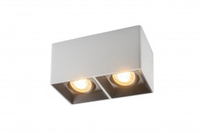 DK3035-WB Светильник накладной IP 20, 10 Вт, GU5.3, LED, белый/черный, пластик в Советском - sovetskiy.ok-mebel.com | фото