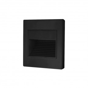 DK3050-BK Светильник встраиваемый в стену, IP 20, LED 3000, 1 Вт, черный пластик в Советском - sovetskiy.ok-mebel.com | фото