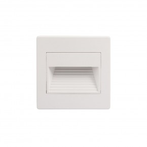 DK3050-WH Светильник встраиваемый в стену, IP 20, LED 3000, 1 Вт, белый, пластик в Советском - sovetskiy.ok-mebel.com | фото 3
