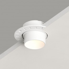DK3056-WH Встраиваемый светильник под шпатлевку, IP20, до 15 Вт, LED, GU5,3, белый, пластик в Советском - sovetskiy.ok-mebel.com | фото 2