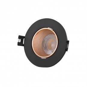 DK3061-BBR Встраиваемый светильник, IP 20, 10 Вт, GU5.3, LED, черный/бронзовый, пластик в Советском - sovetskiy.ok-mebel.com | фото