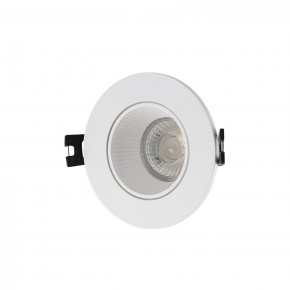 DK3061-WH Встраиваемый светильник, IP 20, 10 Вт, GU5.3, LED, белый/белый, пластик в Советском - sovetskiy.ok-mebel.com | фото