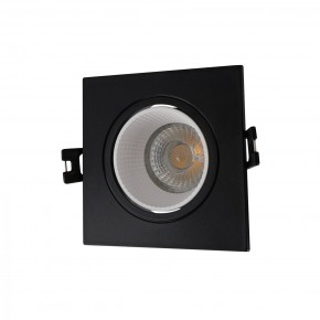 DK3071-BK+WH Встраиваемый светильник, IP 20, 10 Вт, GU5.3, LED, черный/белый, пластик в Советском - sovetskiy.ok-mebel.com | фото