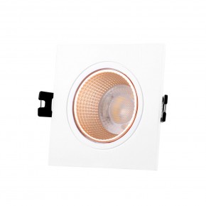 DK3071-WBR Встраиваемый светильник, IP 20, 10 Вт, GU5.3, LED, белый/бронзовый, пластик в Советском - sovetskiy.ok-mebel.com | фото
