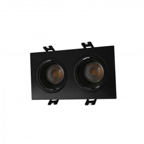 DK3072-BK Встраиваемый светильник, IP 20, 10 Вт, GU5.3, LED, черный/черный, пластик в Советском - sovetskiy.ok-mebel.com | фото