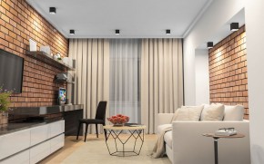 DK3080-BW+BK Светильник накладной IP 20, 10 Вт, GU5.3, LED, черно-белый/черный, пластик в Советском - sovetskiy.ok-mebel.com | фото 2