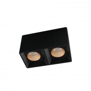 DK3085-BK+BR Светильник накладной IP 20, 10 Вт, GU5.3, LED, черный/бронзовый, пластик в Советском - sovetskiy.ok-mebel.com | фото