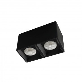 DK3085-BK+CH Светильник накладной IP 20, 10 Вт, GU5.3, LED, черный/хром, пластик в Советском - sovetskiy.ok-mebel.com | фото
