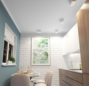 DK3085-WH+BR Светильник накладной IP 20, 10 Вт, GU5.3, LED, белый/бронзовый, пластик в Советском - sovetskiy.ok-mebel.com | фото 2