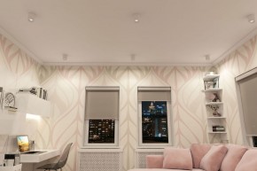 DK3090-WH+CH Светильник накладной IP 20, 10 Вт, GU5.3, LED, белый/хром, пластик в Советском - sovetskiy.ok-mebel.com | фото 2