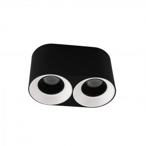 DK3096-BW+BK Светильник накладной IP 20, 10 Вт, GU5.3, LED, черно-белый/черный, пластик в Советском - sovetskiy.ok-mebel.com | фото