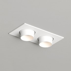 DK3122-WH Встраиваемый светильник, IP20, до 15 Вт, LED, GU5,3, белый, пластик в Советском - sovetskiy.ok-mebel.com | фото