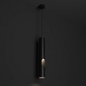 DK4045-BK Подвесной светильник, с декоративным вырезом, IP 20, до 15 Вт, LED, GU10, черный, алюминий в Советском - sovetskiy.ok-mebel.com | фото 2