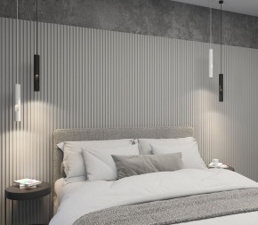 DK4045-WH Подвесной светильник, с декоративным вырезом, IP 20, до 15 Вт, LED, GU10, белый, алюминий в Советском - sovetskiy.ok-mebel.com | фото 4