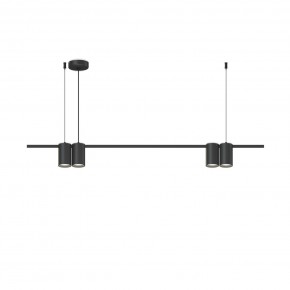 DK4061-BK Подвесной светильник ORBIT, IP20, 4xGU10 LED до 15 Вт, черный матовый, алюминий в Советском - sovetskiy.ok-mebel.com | фото 3