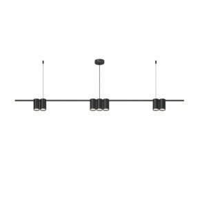 DK4063-BK Подвесной светильник ORBIT, IP20, 7xGU10 LED до 15 Вт, черный матовый, алюминий в Советском - sovetskiy.ok-mebel.com | фото 3