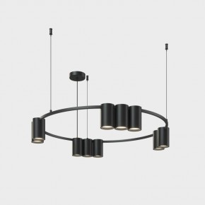 DK4065-BK Подвесной светильник ORBIT, IP20, 10xGU10 LED до 15 Вт, черный матовый, алюминий в Советском - sovetskiy.ok-mebel.com | фото