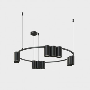 DK4065-BK Подвесной светильник ORBIT, IP20, 10xGU10 LED до 15 Вт, черный матовый, алюминий в Советском - sovetskiy.ok-mebel.com | фото 2