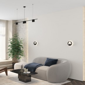 DK5060-BK Бра ORBIT, IP20, 3000К, LED, 10 Вт, черный матовый, алюминий в Советском - sovetskiy.ok-mebel.com | фото 5