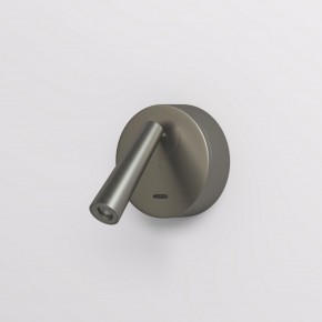DK5072-DN Бра SHINE WALL со светодиодом, D104*H68, IP20, 3000К, 3W, RA?90, темный никель, алюминий в Советском - sovetskiy.ok-mebel.com | фото 2