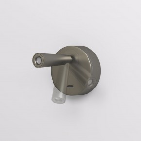 DK5072-DN Бра SHINE WALL со светодиодом, D104*H68, IP20, 3000К, 3W, RA?90, темный никель, алюминий в Советском - sovetskiy.ok-mebel.com | фото 3