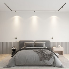 DK5072-DN Бра SHINE WALL со светодиодом, D104*H68, IP20, 3000К, 3W, RA?90, темный никель, алюминий в Советском - sovetskiy.ok-mebel.com | фото 4
