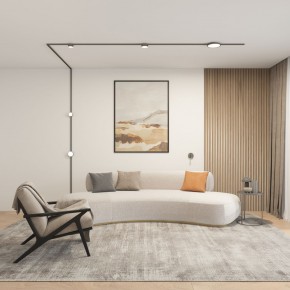 DK5072-DN Бра SHINE WALL со светодиодом, D104*H68, IP20, 3000К, 3W, RA?90, темный никель, алюминий в Советском - sovetskiy.ok-mebel.com | фото 5