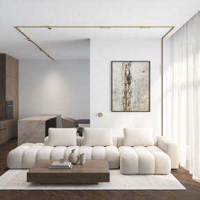 DK5072-SB Бра SHINE WALL со светодиодом, D104*H68, IP20, 3000К, 3W, RA?90, сатинированная латунь, алюминий в Советском - sovetskiy.ok-mebel.com | фото 6