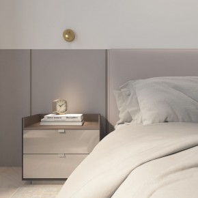 DK5072-SB Бра SHINE WALL со светодиодом, D104*H68, IP20, 3000К, 3W, RA?90, сатинированная латунь, алюминий в Советском - sovetskiy.ok-mebel.com | фото 9