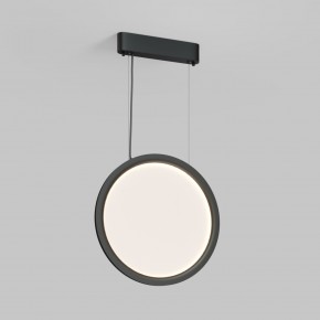 DK6604-BK Подвесной вертикальный светильник Veil со светодиодом H1500 d450 220V 36W 3000-6000K IP20 черный алюминий в Советском - sovetskiy.ok-mebel.com | фото