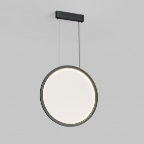 DK6606-BK Подвесной вертикальный светильник Veil со светодиодом H1700 d600 220V 48W 3000-6000K IP20 черный алюминий в Советском - sovetskiy.ok-mebel.com | фото 3