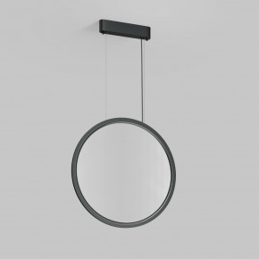 DK6606-BK Подвесной вертикальный светильник Veil со светодиодом H1700 d600 220V 48W 3000-6000K IP20 черный алюминий в Советском - sovetskiy.ok-mebel.com | фото 4