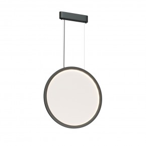 DK6606-BK Подвесной вертикальный светильник Veil со светодиодом H1700 d600 220V 48W 3000-6000K IP20 черный алюминий в Советском - sovetskiy.ok-mebel.com | фото 5