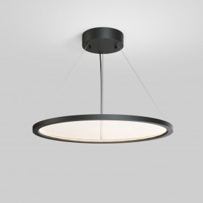 DK6616-BK Подвесной горизонтальный светильник Veil со светодиодом H900 d600 220V 48W 3000-6000K IP20 черный алюминий в Советском - sovetskiy.ok-mebel.com | фото