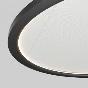 DK6616-BK Подвесной горизонтальный светильник Veil со светодиодом H900 d600 220V 48W 3000-6000K IP20 черный алюминий в Советском - sovetskiy.ok-mebel.com | фото 3