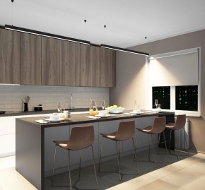 DK9154-BK Линейный светильник 42W 1500mm 4000K, черный в Советском - sovetskiy.ok-mebel.com | фото 5