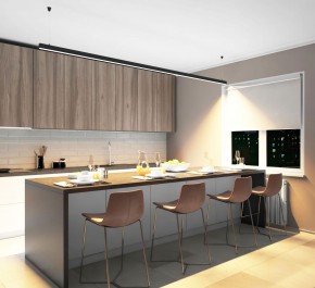 DK9303-BK Линейный светильник 72W 3000mm 3000K, черный в Советском - sovetskiy.ok-mebel.com | фото 5