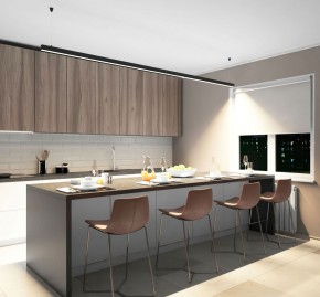 DK9304-BK Линейный светильник 72W 3000mm 4000K, черный в Советском - sovetskiy.ok-mebel.com | фото 5