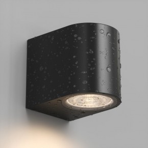 DK9790-BK Настенный уличный светильник NARVIK, IP44, GU10 LED, до 15 Вт, черный, алюминий в Советском - sovetskiy.ok-mebel.com | фото 3