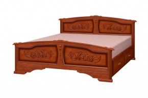 ЕЛЕНА Кровать из массива (Орех) в Советском - sovetskiy.ok-mebel.com | фото 2