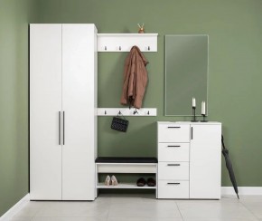 ЭЙР прихожая (модульная) Белый Шагрень в Советском - sovetskiy.ok-mebel.com | фото