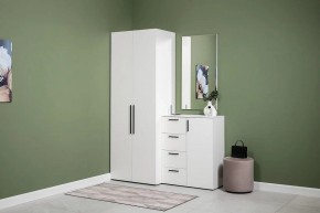 ЭЙР прихожая (модульная) Белый Шагрень в Советском - sovetskiy.ok-mebel.com | фото 3