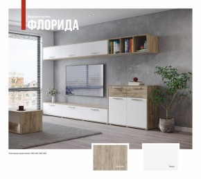 ФЛОРИДА Гостиная (модульная) дуб серый/белый в Советском - sovetskiy.ok-mebel.com | фото