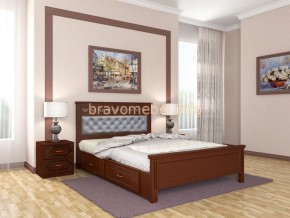 ГРАЦИЯ Кровать из массива 1600 с 2-мя ящиками  в Советском - sovetskiy.ok-mebel.com | фото 2