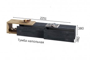 ХЛОЯ Гостиная (Дуб Вотан/Обсидиан) модульная в Советском - sovetskiy.ok-mebel.com | фото 9